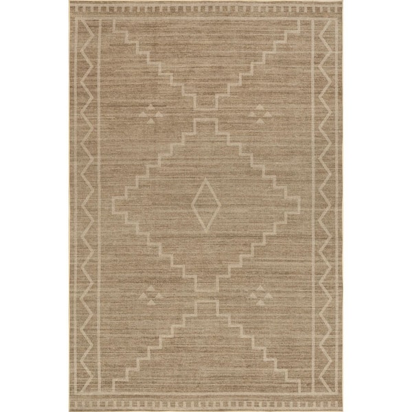 nuLOOM Mable Transitional Boho Easy-Jute Machine Washable Natural 9 ft. x 12 ft. Area Rug