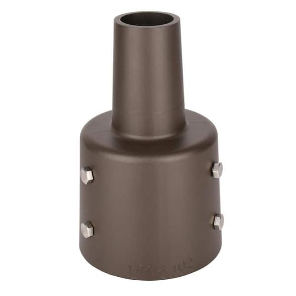 J&H LED 4 in. Round Mounting Bracket for Outdoor Pole Lights