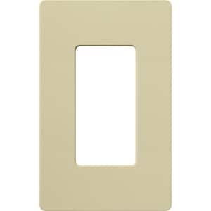 Claro 1 Gang Wall Plate for Decorator/Rocker Switches, Satin, Sage (SC-1-SA) (1-Pack)