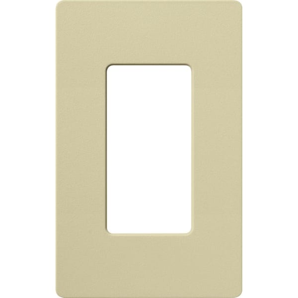 Lutron Claro 1 Gang Wall Plate for Decorator/Rocker Switches, Satin, Sage (SC-1-SA) (1-Pack)