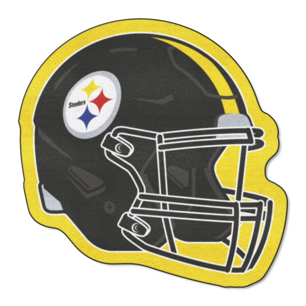 FANMATS NFL - Pittsburgh Steelers Helmet Rug - 5ft. x 6ft. 5830