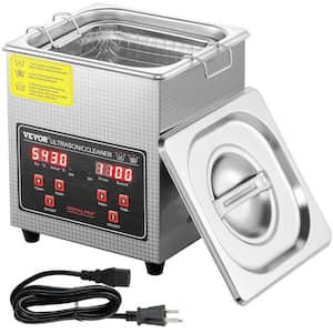 VEVOR Ultrasonic Jewelry Cleaner 500 ML Ultrasound Cleaner with 4 Digital  Timer and SUS 304 Tank for Jewelry Watches, White SLCSBQXJBSZFXWJGPV1 - The  Home Depot