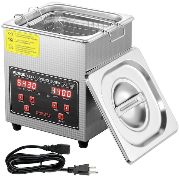 Stainless Steel Ultrasonic Cleaner Jewelry Watch Glasses Coin Cleaning  Machine
