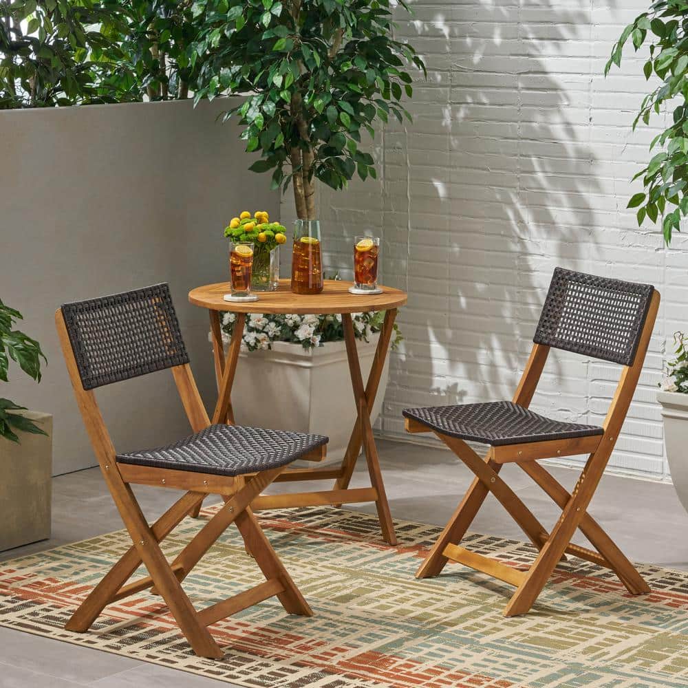 2-Piece Brown Wood Outdoor Lounge Chair price history on PriceWatchPro