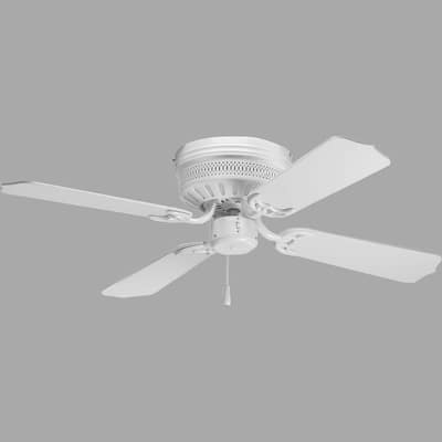 42 In Ceiling Fans Without Lights The Home Depot - 42 Inch Ceiling Fan Flush Mount No Light