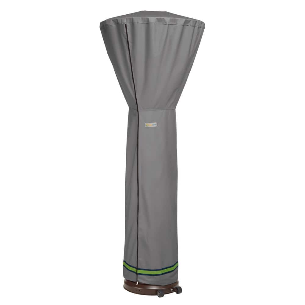 Soteria Gray Waterproof Stand-Up Patio Heater Cover, 34" x 86"