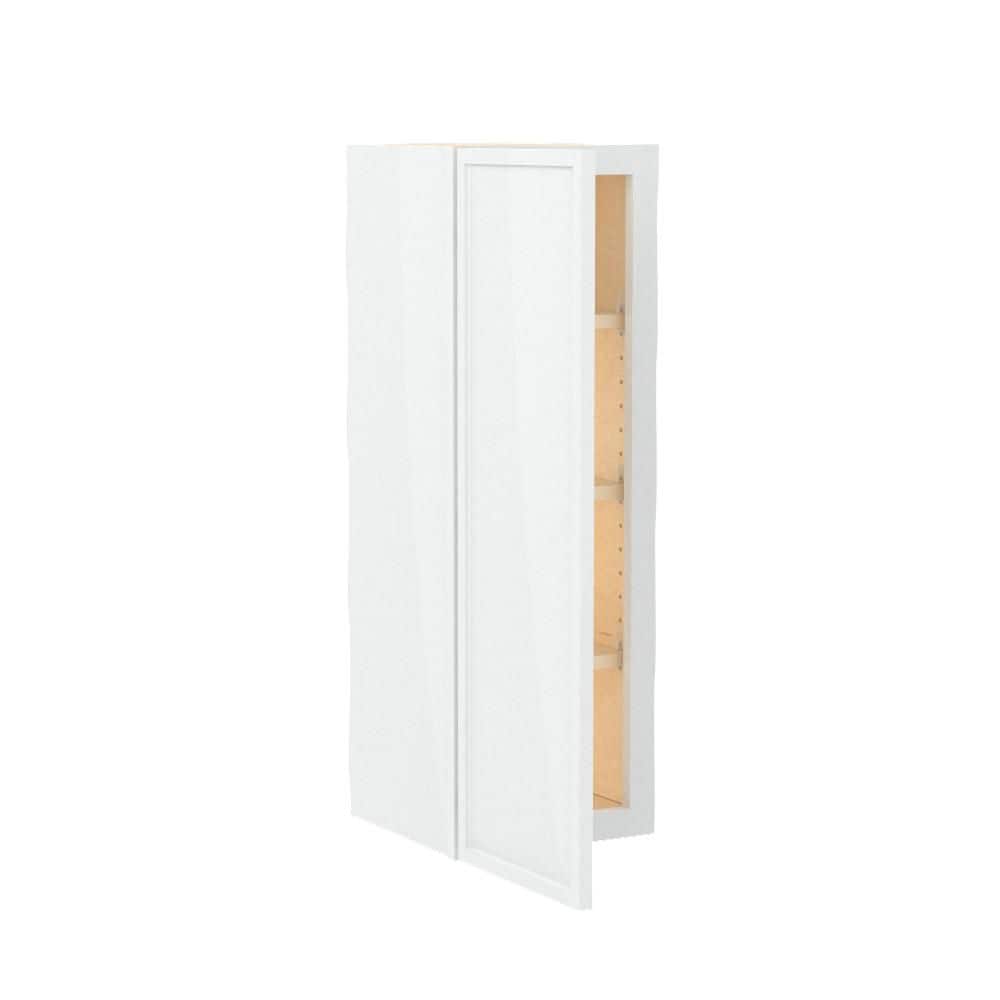 Franklin 12 in. W x 12 in. D x 36 in. H Assembled Plywood Wall Kitchen Cabinet in Vesper White with Soft Close price history on PriceWatchPro