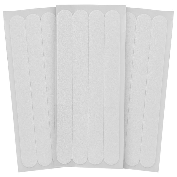 8 strips each 0.75 x 10 Details about   2 PK CVS Bath Treads White 
