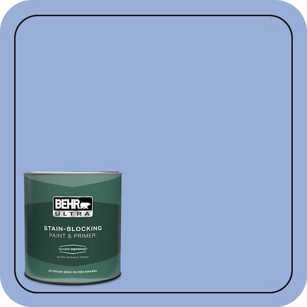 BEHR ULTRA 1 qt. #590B-4 Anemone Extra Durable Semi-Gloss Enamel Interior Paint & Primer