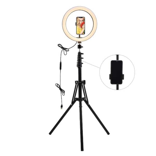 TheLAShop 12in Dimmable Ring Light & Tripod Stand & Camera Phone Mount –  TheLAShop.com