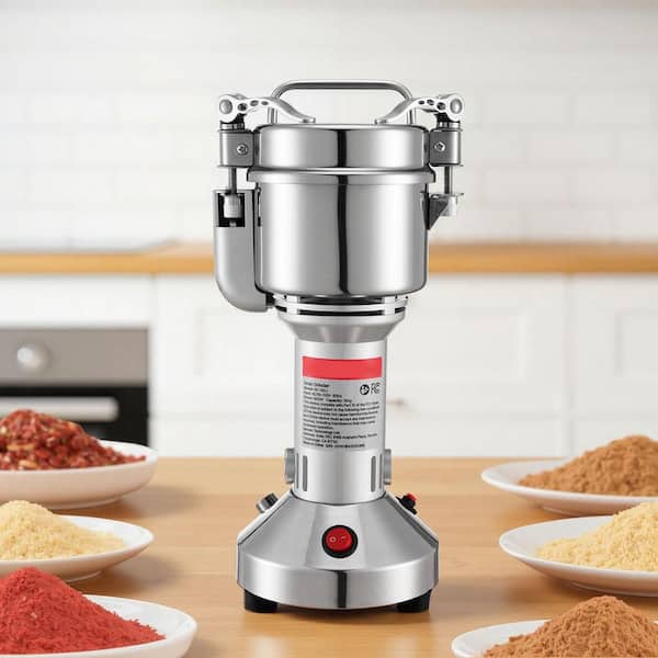 Electric Grain Mill Grinder 850W High-Speed Stainless Steel Pulverizer Kitchen Tools for Spices Grains Coffee