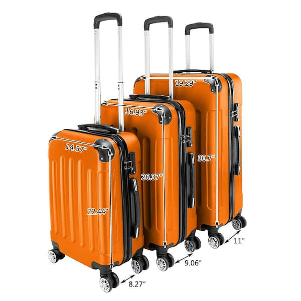 3 piece travel luggage set