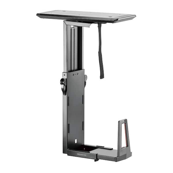 6.2 in. Deluxe CPU Black Mount with Sliding Track