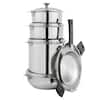 Cristel Tulipe 8-Piece Stainless Steel Sauce Pan Set ST8PTAN - The Home  Depot