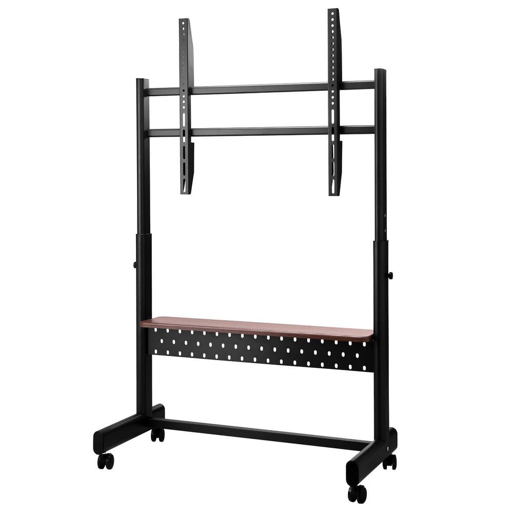 Rolling TV Stand, Mobile TV Cart for 55-100 in. Screens, Height Adjustable Portable Monitor Stand with Tray price history on PriceWatchPro