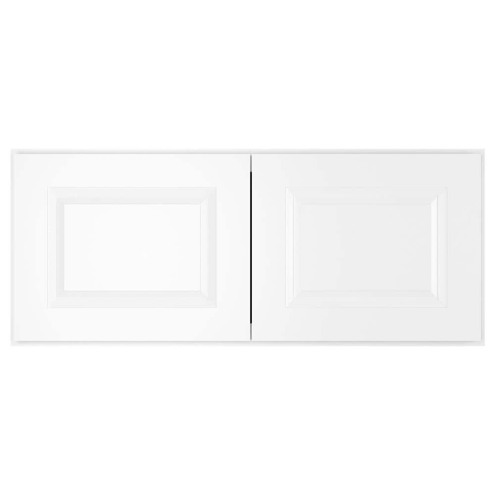 HOMEIBRO 36in W X 12in D X 15in H in Traditional White Plywood Ready