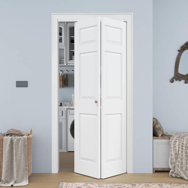 MillwkPro 36 in. x 80 in. 6 Panel Hollow Core White Primed