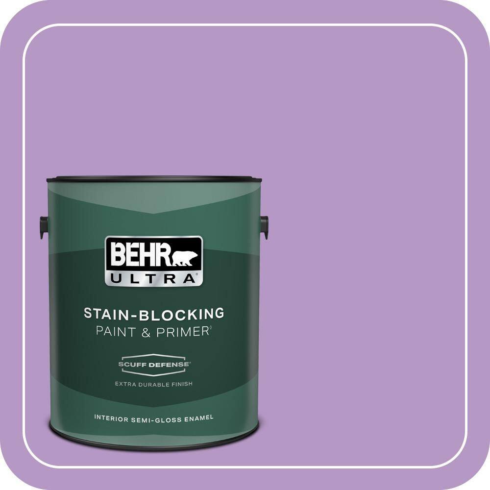 1 gal. #660B-5 Atlantic Tulip Extra Durable Semi-Gloss Enamel Interior Paint & Primer price history on PriceWatchPro