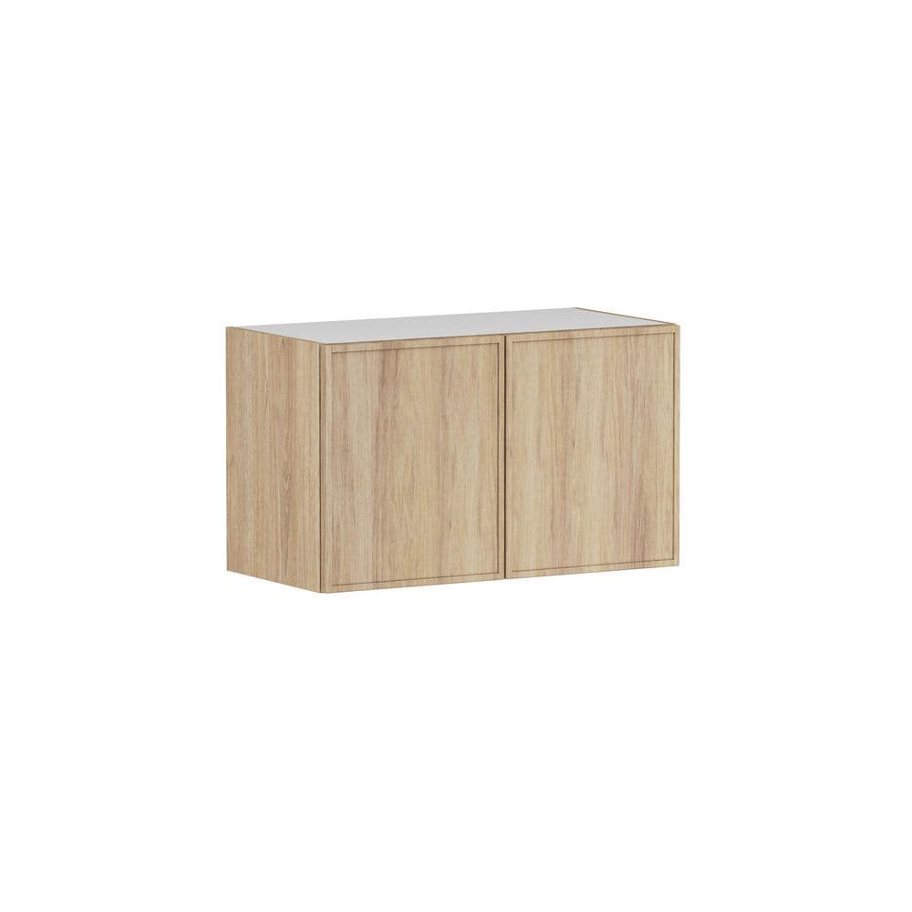 Designer Series Renly 30 in. W x 15 in. D x 18 in. H Assembled Slim Shaker Deep Wall Bridge Kitchen Cabinet in Sandstone price history on PriceWatchPro