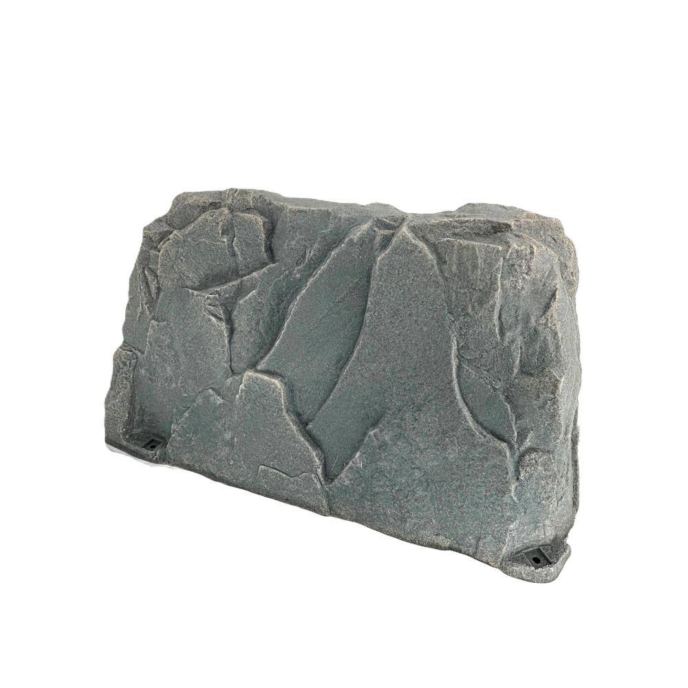 Gray Polyethylene Artificial Rock Garden Cover