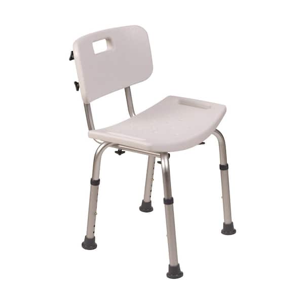 HealthSmart Bath Seat with Backrest and BactiX