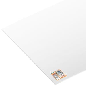 1/2in. x 48 in. x 8 ft. White Reversible PVC Sheet