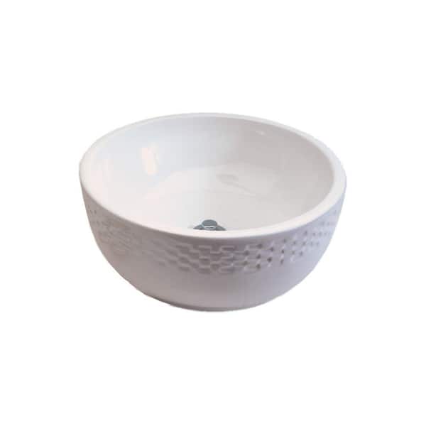 St. Thomas Creations Stratus Vesel Sink in White-DISCONTINUED