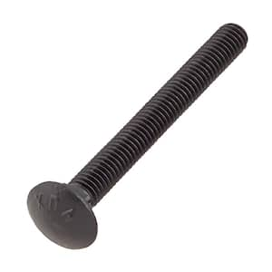 3/8 in. -16 x 3-1/2 in. Black Deck Exterior Carriage Bolt