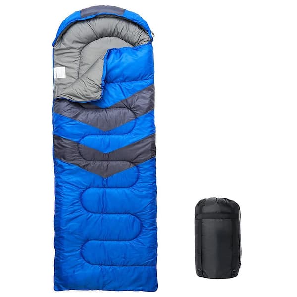 Shatex 3 Season 82 in.L Sleeping Bags Blue Outdoors