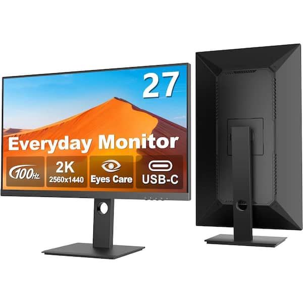 27 FHD IPS Gaming Monitor 120Hz Refresh Rate Built-in Speaker Eye Care Adjustable Stand HDMI VGA VESA Mountable