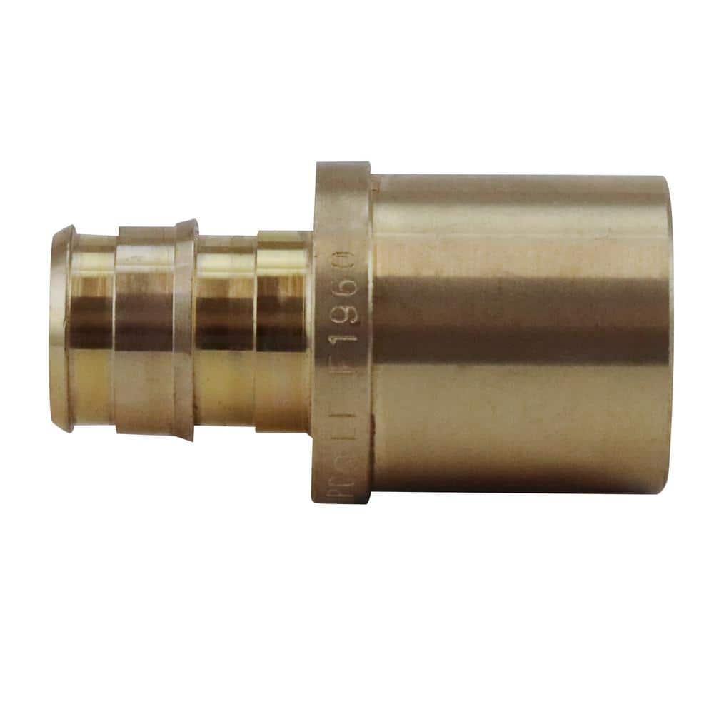 Apollo 1/2 in. Brass PEX-A Expansion Barb x 3/4 in. Reducing Male Sweat Adapter -  EPXMS1234