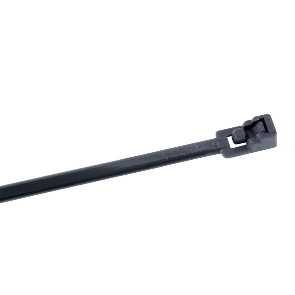 Commercial Electric 8 in. UV Cable Tie, Black (100-Pack) GT-200STCB - The  Home Depot
