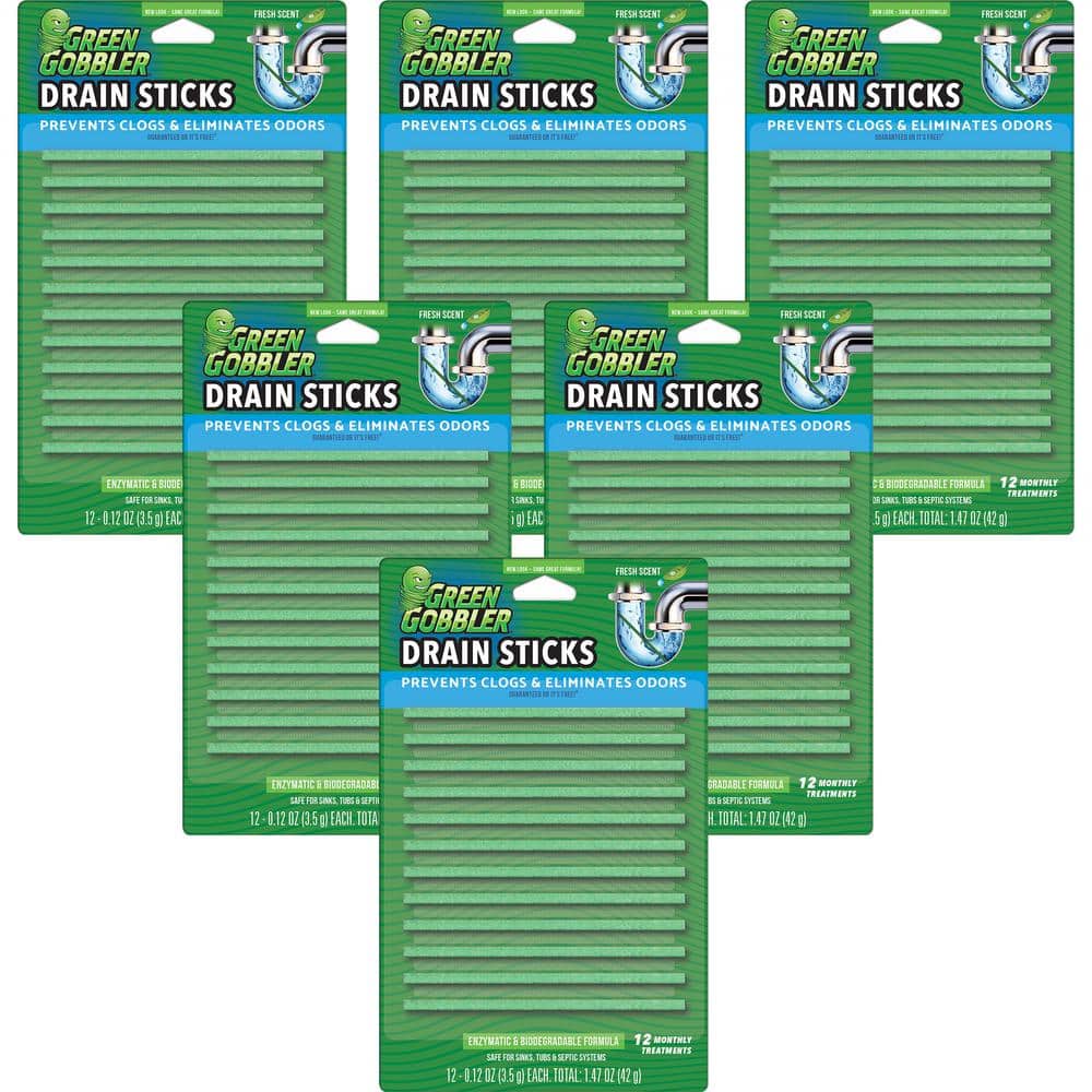 Green Gobbler Bio-Flow 1.47 Oz. Drain Cleaner Strips (12-Pack
