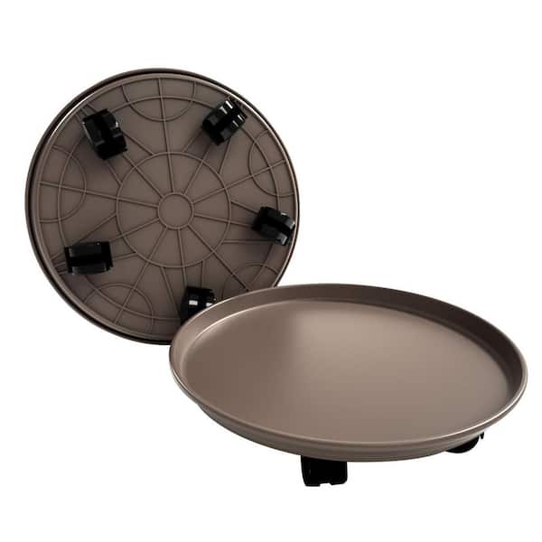 15 Pieces Plastic Plant Saucer Set YNLIN192 - The Home Depot