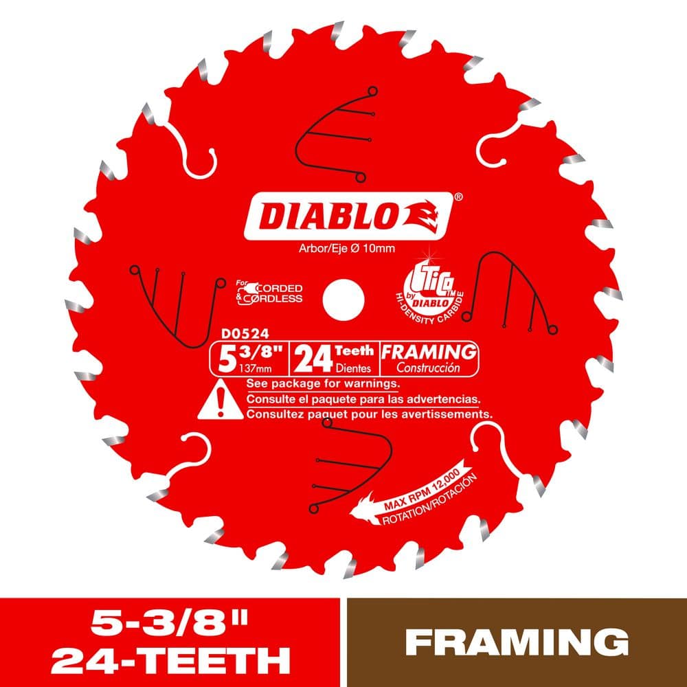 5-3/8in. x 24-Tooth Framing Circular Saw Blade for Wood price history on PriceWatchPro