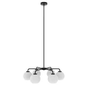 安い購入 YANSUN 3-Light Black Finish with Glass Empire Chandelier 椅子(チェア)・スツール