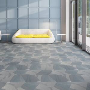 MosaiCore Twilight Braid 28 MIL x 12 in. W x 17 in. L Glue Down Waterproof Vinyl Tile Flooring (15.2 sqft/case)