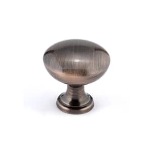 Monceau Collection 1-3/16 in. (30 mm) Antique Copper Traditional Cabinet Knob