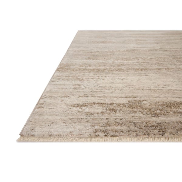 Nellie Ivory / Pebble 11 ft. 6 in. x 15 ft. 7 in. Contemporary Area Rug