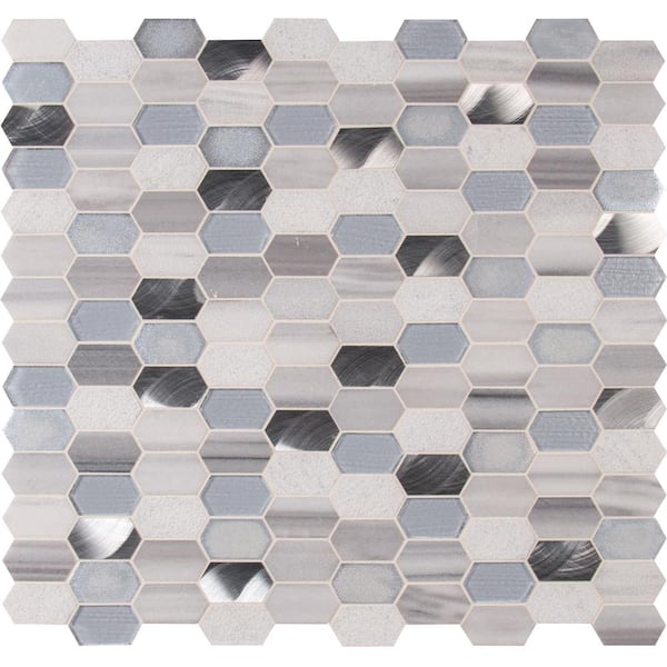 MSI Harlow Picket 12 in. x 12 in. Mixed Multi-Surface Mosaic Tile (1 sq. ft. / each)