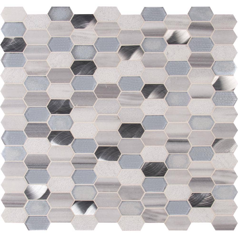 Harlow Picket 4 in. x 4 in. x 8 mm Textured Multi-Surface Mesh-Mounted Mosaic Tile - 4 in. x 4 in. Tile Sample price history on PriceWatchPro