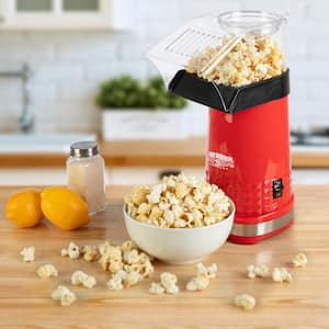 1200-Watt 4 oz. Red Hot Air Popper Popcorn Machine