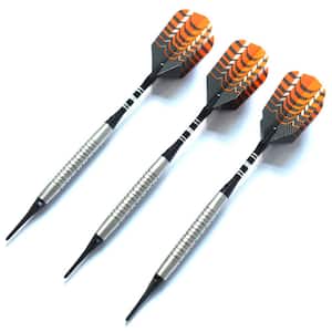 Spartan Soft Tip Darts Set - Includes 3 Darts with Aluminum Shafts, 3 Extra Poly Flights, Dart Wrench, and Case