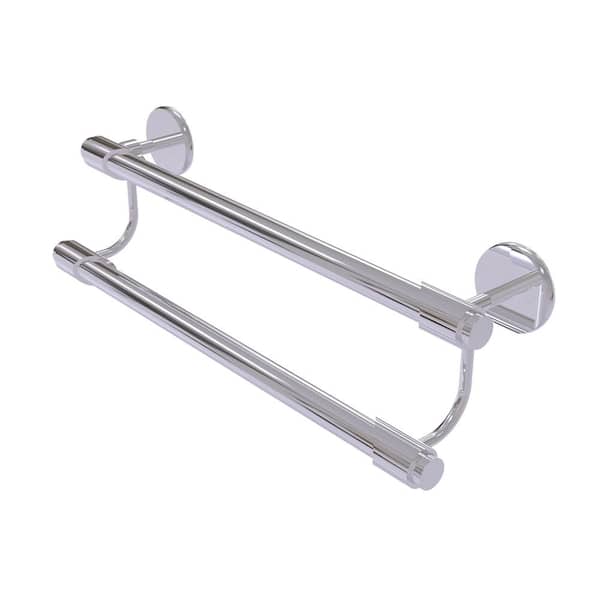 Allied Brass Tribecca Collection 30 in. Wall Mounted Double Towel Bar in Polished Chrome