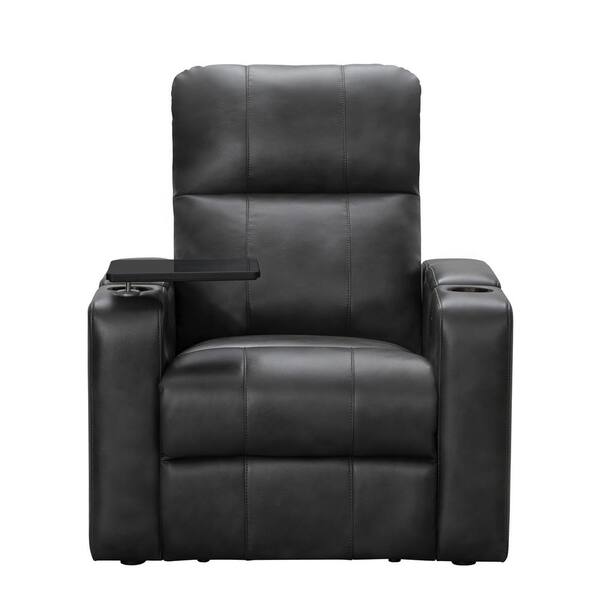 pulaski leather home theater recliner