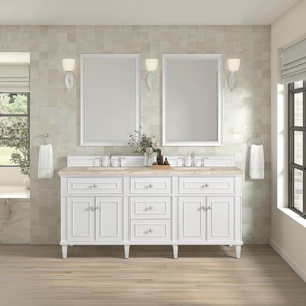 James Martin Vanities Lorelai 72.0 in. Double Bath Vanity in