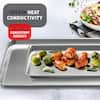 EATEX 4-Pack Aluminum Large Baking Sheet Pan, Steel Nonstick Cookie sheet,  Big Size 21 in. x 15 in. x 1 in. (4-Piece Set) JT-ABS-1-4PC - The Home Depot