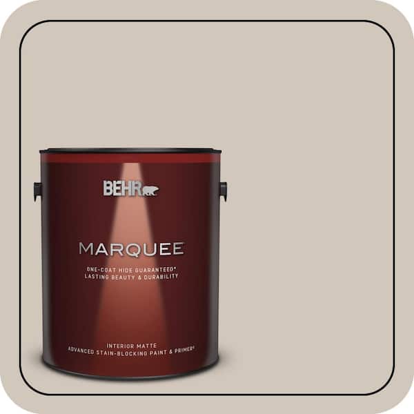 BEHR MARQUEE 1 gal. #N210-2 Cappuccino Froth Matte Interior Paint & Primer