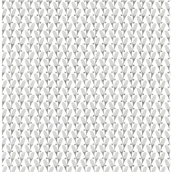 A-Street Prints Landon Grey Abstract Geometric Grey Paper Strippable Roll (Covers 56.4 sq. ft.)