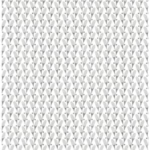 Landon Grey Abstract Geometric Grey Wallpaper Sample